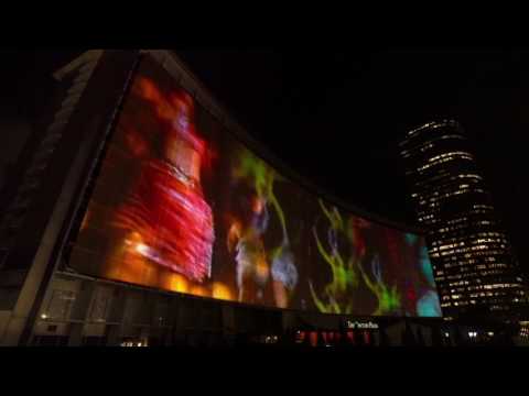 Century Plaza Hotel Bldg  projection