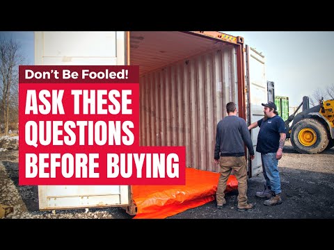 5 Critical Questions to Ask When Buying a Shipping Container