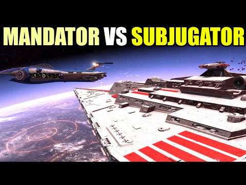 Mandator vs Subjugator SIMULATED BATTLE in Empire at War