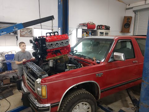 4x4 S10 Blazer LS swap part 1