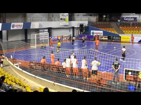 Maracanã x Arena   Campeonato Goiano de Futsal   Adulto Masculino   1ª Fase   Gols do jogo