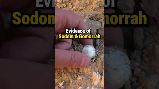 SULFUR BALLS FROM SODOM AND GOMORRAH 🤯 #faith #history #bible #biblical #catholic #archeology