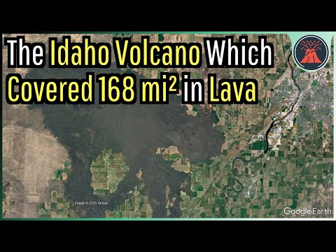 The Active Volcano in Idaho; Hell's Half Acre