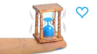 Miniature hourglass (actually works!) DIY - Tutorial - YolandaMeow♡