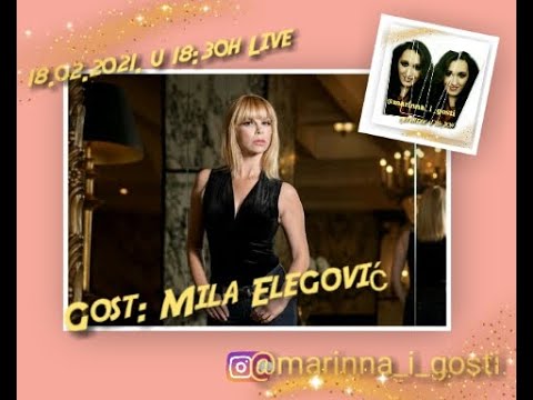 Marinna i Gosti Live S2- Gost: Mila Elegović 18.02.2021.