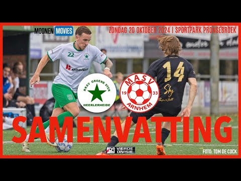 🏆 SAMENVATTING BOEIENDE WEDSTRIJD GROENE STER vs MASV