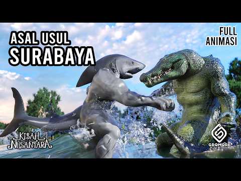 The Origin of Surabaya | East Javanese Folklore | Nusantara Stories