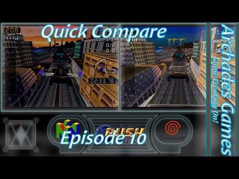 San Francisco Rush 2049 N64 Vs Dreamcast - Quick Compare S2 E1
