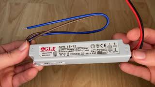 GPV-18-12 Zdroj konstantního napětí 12V 1.5A 18W
