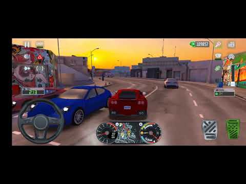 Taxi Sim 2022 Evolution: Driving Hypercar with Gullwing Doors - Android gameplay