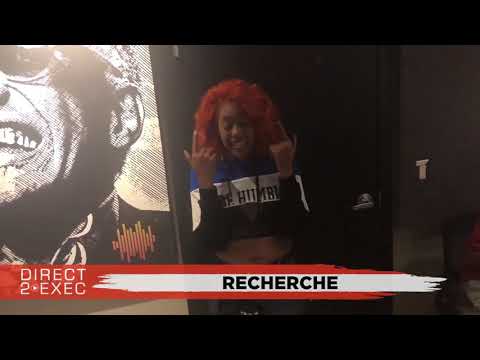 Recherche (@BarzLinesFlow) Performs at Direct 2 Exec Los Angeles 9/10/18 - Atlantic Records