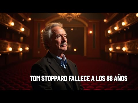 Adiós a un gigante del teatro 🎭 Tom Stoppard fallece a los 88 años