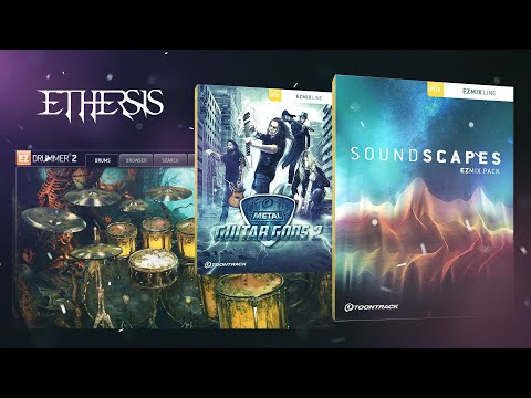 Toontrack EZMix Soundscape Pack + Guitar Gods 2 + Death Metal EZX