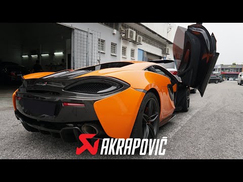 MCLAREN 570S X AKRAPOVIC EXHAUST | SOUND TEST
