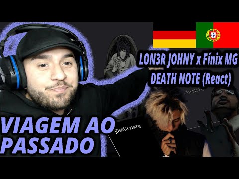 LON3R JOHNY x Fínix MG - DEATH NOTE (React) I I Filho de Emigrantes reage Rap PT T.2E.75
