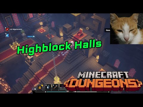 INSANE Highblock Halls run in Minecraft dungeons!