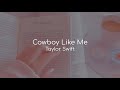 Cowboy Like Me - Taylor Swift (lyrics)