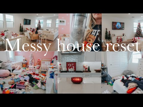MESSY HOUSE RESET!! || CLEAN WITH ME || CLEANING MOTIVATION