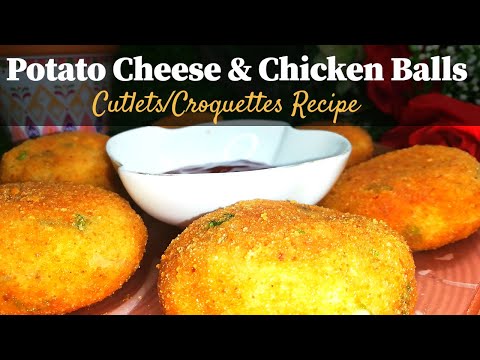 Potato Cheese-Chicken Balls | Chicken Potato...