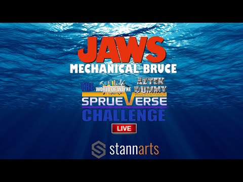 The Sprueverse Challenge - Stannarts Mechanical Bruce Shark Live Stream Reveal