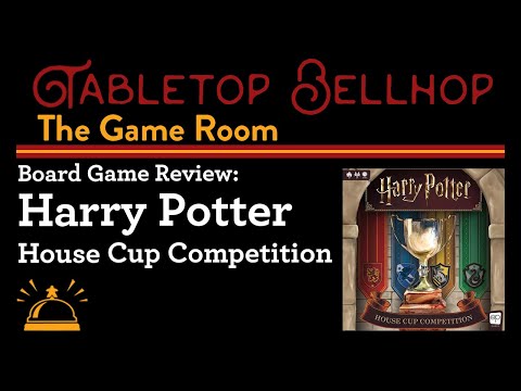 REVIEW: Harry Potter House Cup Competition, gateway worker placement game set in the Wizarding World