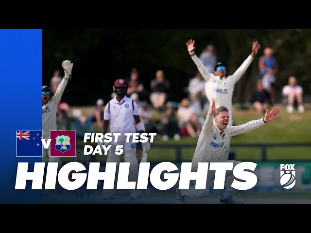 Second Highest Second Innings Total 🚨 | West Indies v New Zealand Day 5 Highlights | Fox Cricket Second Highest Second Innings Total 🚨 | West Indies v New Zealand Day 5 Highlights | Fox Cricket