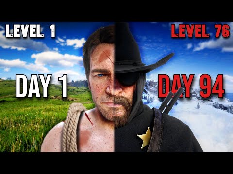 Can I Survive 100 Days As A LEVEL 1 BOUNTY HUNTER In RDR2?
