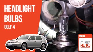 Youtube thumbnail of video "How to replace the headlight bulbs Golf 4 💡"