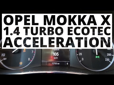 Opel Mokka X 1.4 Turbo EcoTec 152 hp (AT) - acceleration 0-100 km/h