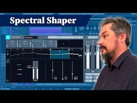 iZotope Ozone 8 Spectral Shaper Module - Mastering Plugin