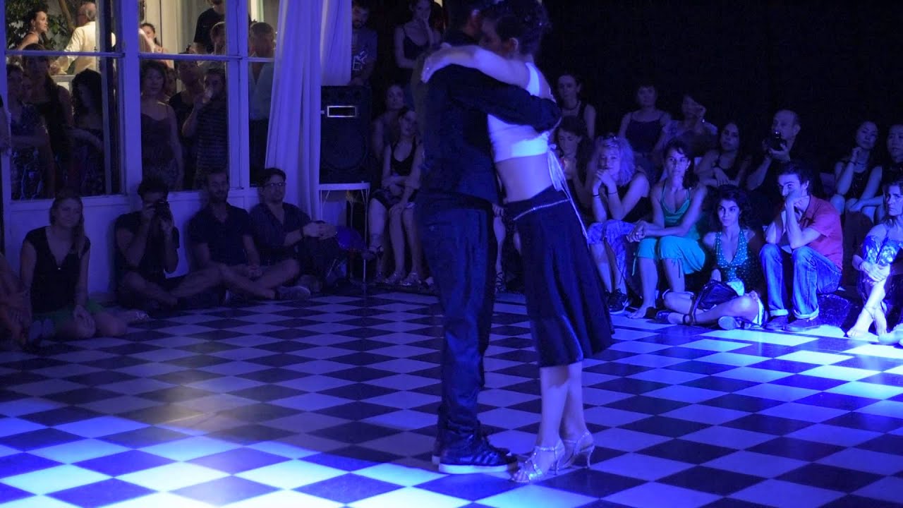 Bruno Tombari y Rocio Lequio en La Bicicleta Milonga ! 2