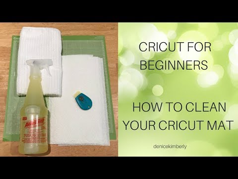 How to Clean and Re-stick your Cricut Mat | Cricut for Beginners Episode 1 | Fast Cheap Easy
