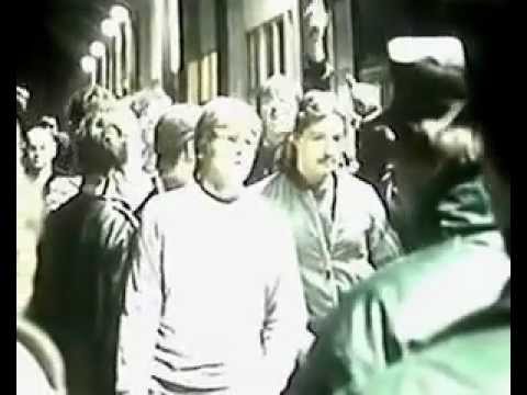 HSV Fans in Offenbach, 80er old school DOKU-Ausschnitt