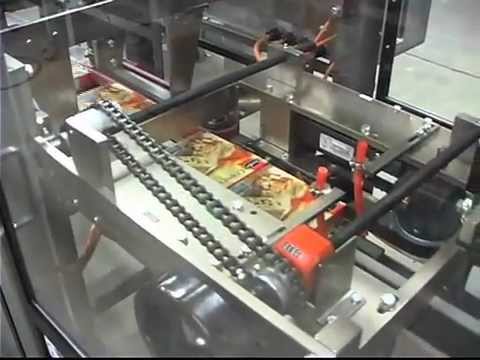 Massman Automation Wraparound Case Packer for Cartons of Breakfast Sandwiches.mov