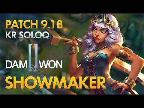 Damwon ShowMaker - Qiyana Mid Lane - KDA 22/5/10
