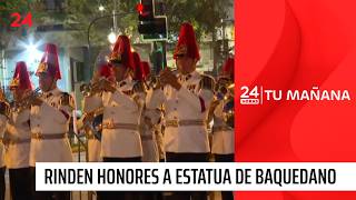 El video del himno nacional en Plaza Italia tras regreso de estatua de Baquedano