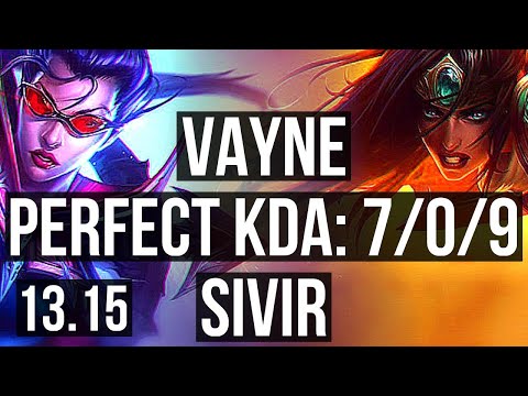 VAYNE & Swain vs SIVIR & Thresh (ADC) | 7/0/9, 1.7M mastery, Godlike | NA Master | 13.15
