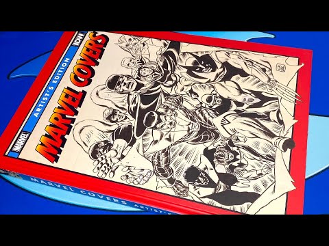 Marvel Covers Artist's Edition IDW Artist Comic Con Original Artwork in full size black and white