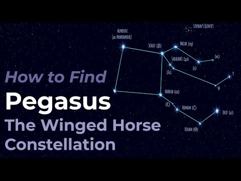 How to Find Pegasus the Winged Horse Constellation