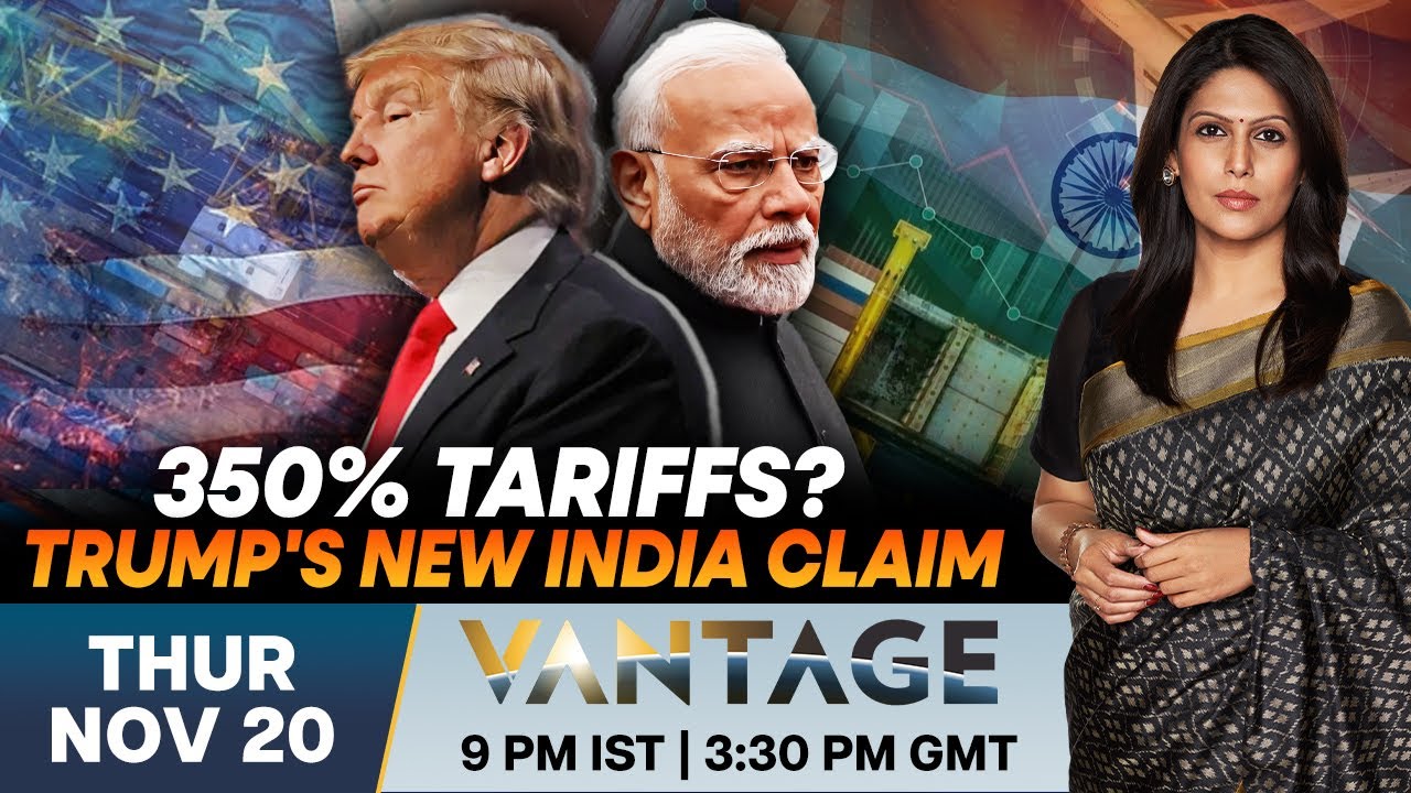 LIVE | Trump Claims He Threatened 350% Tariffs to End India-Pak Conflict | Vantage with Palki Sharma