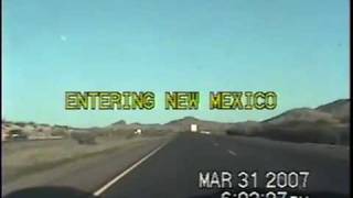 preview picture of video 'Entering New Mexico EB I-10 2007'