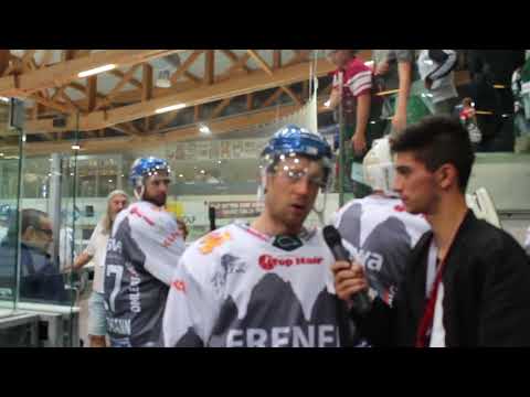 Christian Kretschmann nach dem Finalspiel (4:5) beim Dolomitencup gegen EV Zug