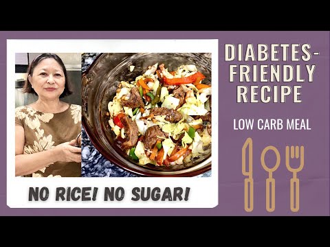 LOW CARB MEAL | EASY & HEALTHY MEAL FOR PEOPLE WITH...