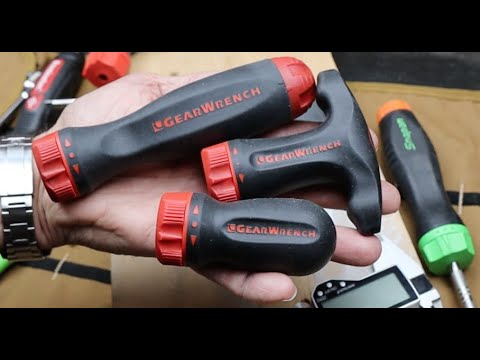 Gearwrench Ratcheting Screwdriver Handles: Leveraging the power of your quarter-square shaft.
