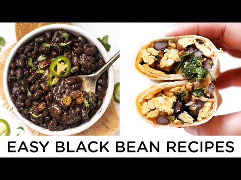 EASY BLACK BEAN RECIPES ‣‣ healthy & gluten-free
