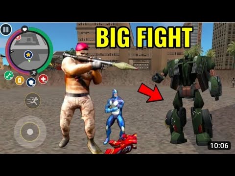 killing machine Vs military boss in Rope hero vice town new update