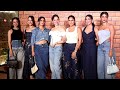 Samantha Pooja Hegde Mrunal Thakur Kajal Agarwal At Tamanna Bhatia Flagship Jewellery Shop Launch