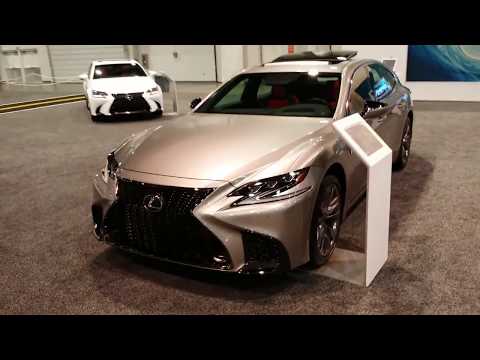 First view of 2018 Lexus LS500 live at Motor Trend Auto Show