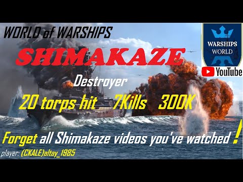 The Unstoppable SHIMAKAZE:  Dominate the Battles with Destroyer Shimakaze World of Warships #gaming