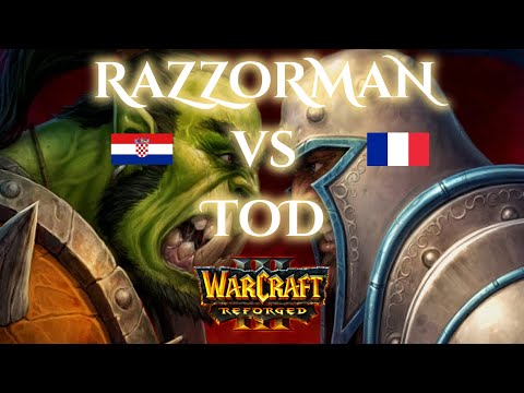 ToD vs RaZZorMaN | BOTH HATING EACH OTHER | FIGHT | W3 | REFORGED |  WARCRAFT III